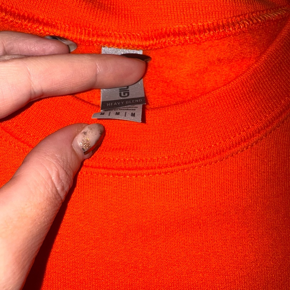 Designers Guild Orange Sweatshirt Vibrant Knit Hoodie